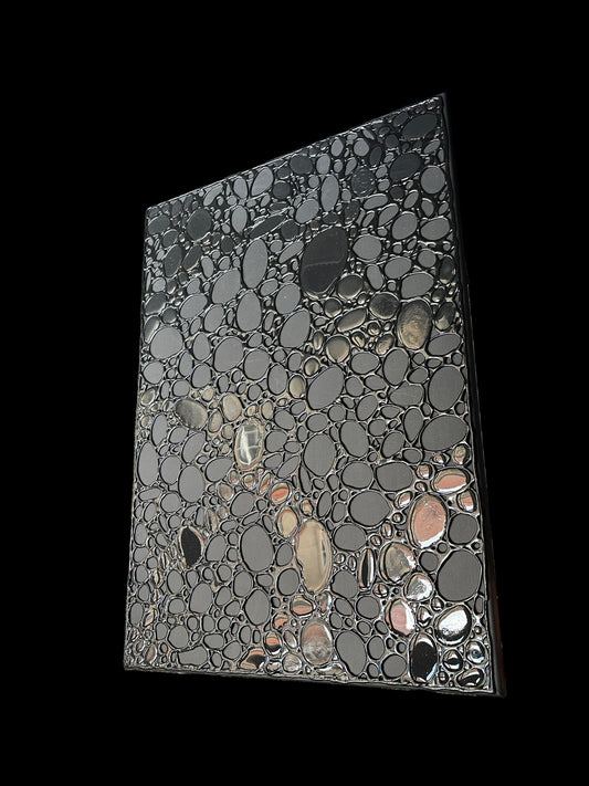Black Hot Glue Art